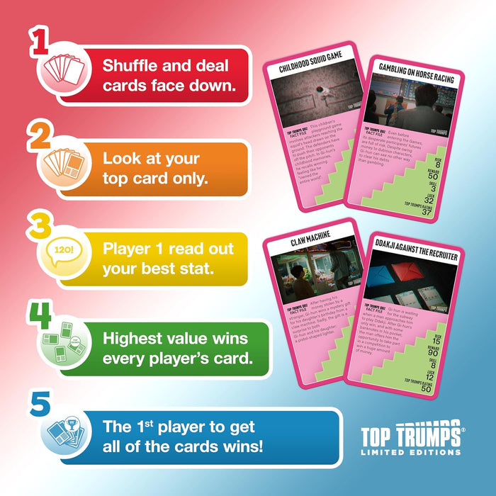 Top Trumps Squid Games Limited Edition Card Game