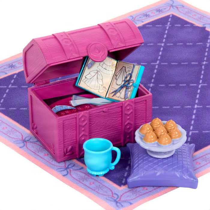 Disney Frozen Anna and Elsa 2 Fashion Dolls Bedroom Playset
