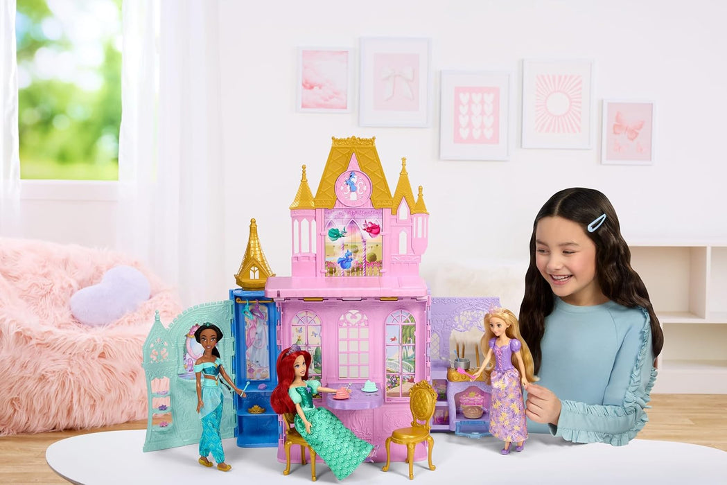 Disney Princess Fold & Go Castle with Rapunzel Doll