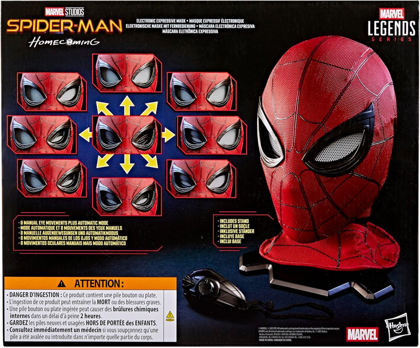Marvel Legends Series - Spider-Man Homecoming Electronic Expressive Mask