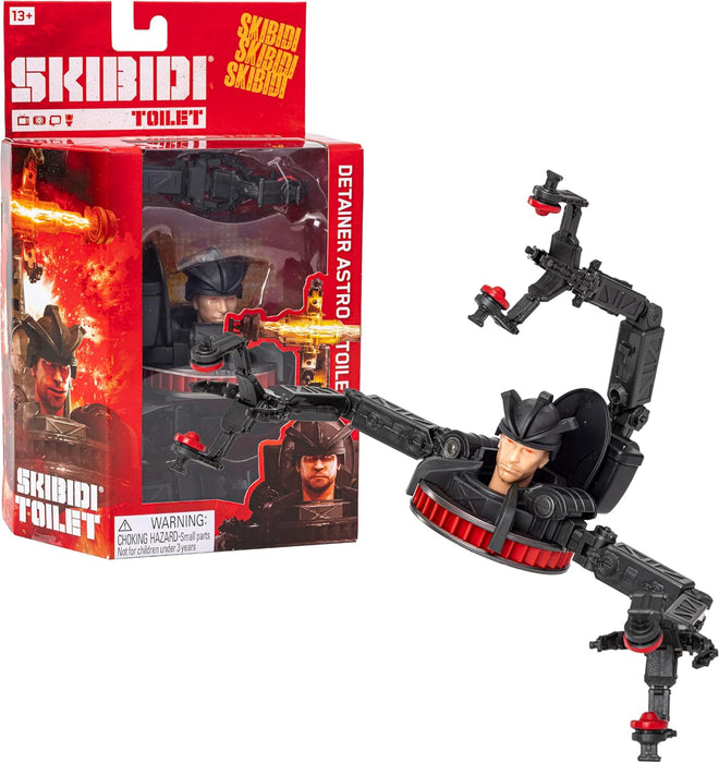 Skibidi Toilet - Deluxe Detainer Astro Toilet Figure (S2)