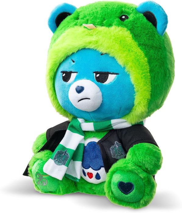 Care Bears X Harry Potter - Grumpy Bear X Slytherin Hoodie Mascot 30cm Plush