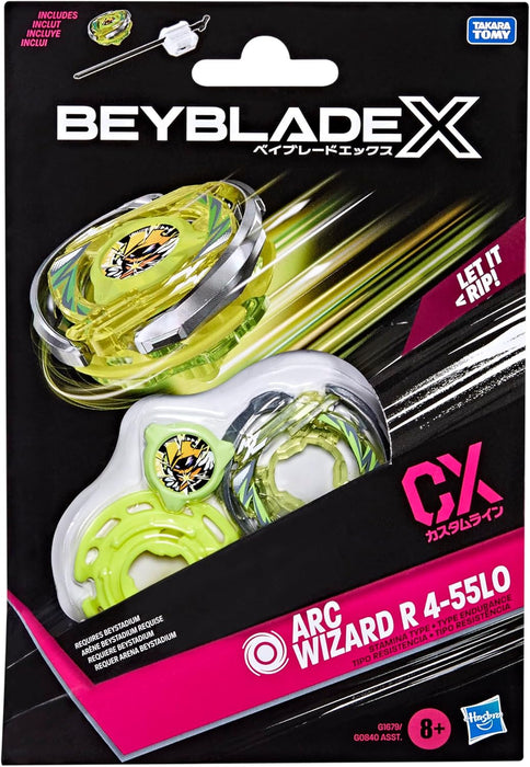 Beyblade X ARC Wizard R 4-55LO Stamina Type Starter Pack