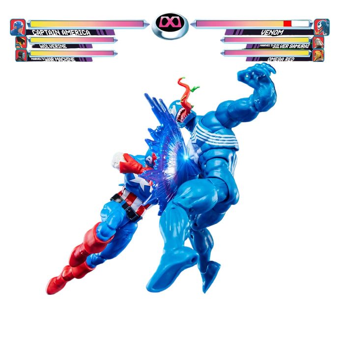 Marvel Legends Series - Gamerverse: Captain America vs Venom Action Figure Set