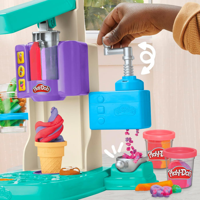 Play-Doh - Rainbow Swirl Ice Cream Playset