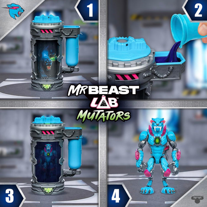 MrBeast - Lab Mutators Mech Chamber Iconic Panther Action Figure
