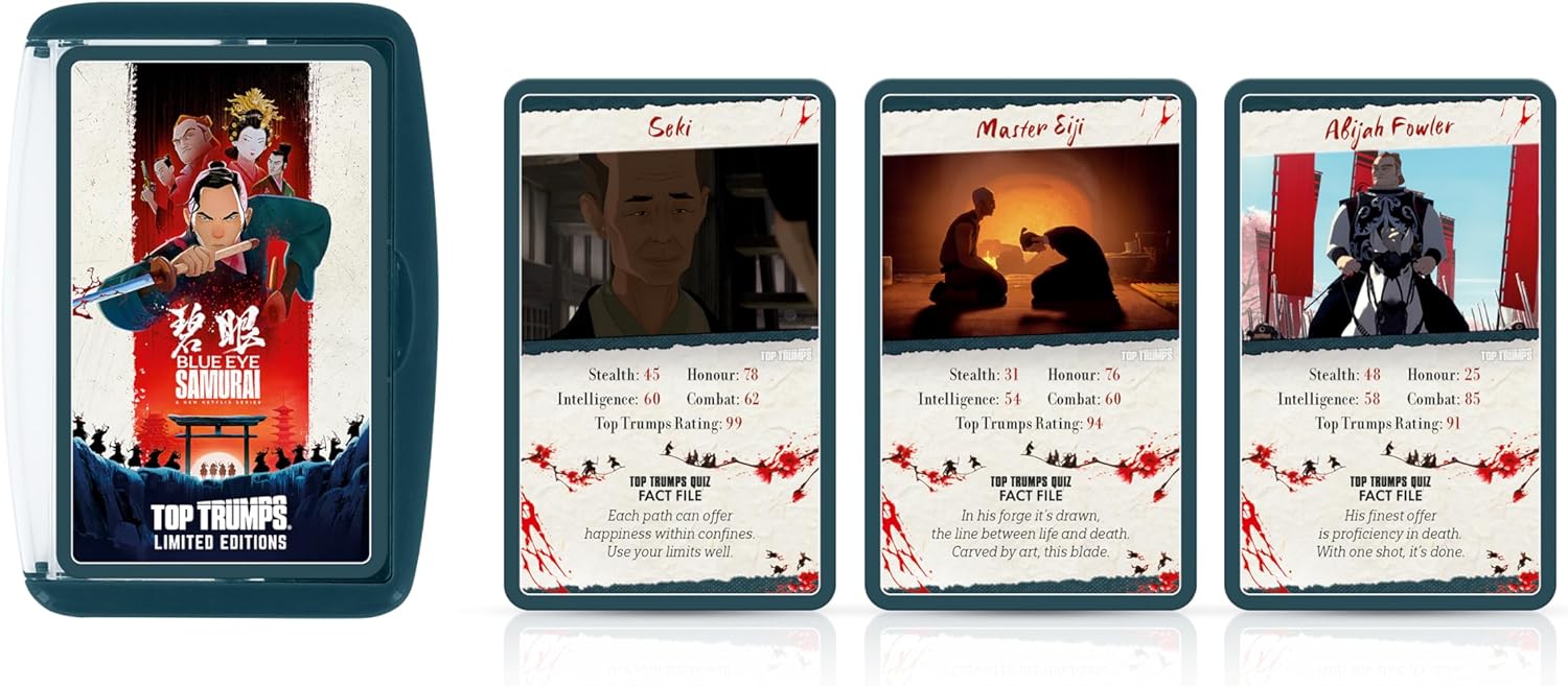 Top Trumps Blue Eye Samurai Limited Edition Card Game