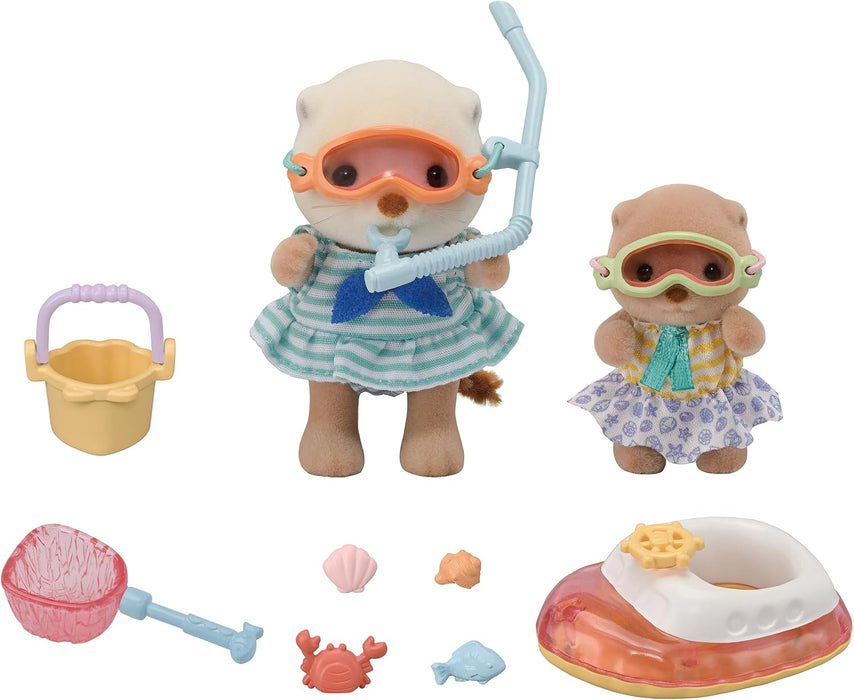 Sylvanian Families - Sea Otter Sisters-Splashy Snorkel Set