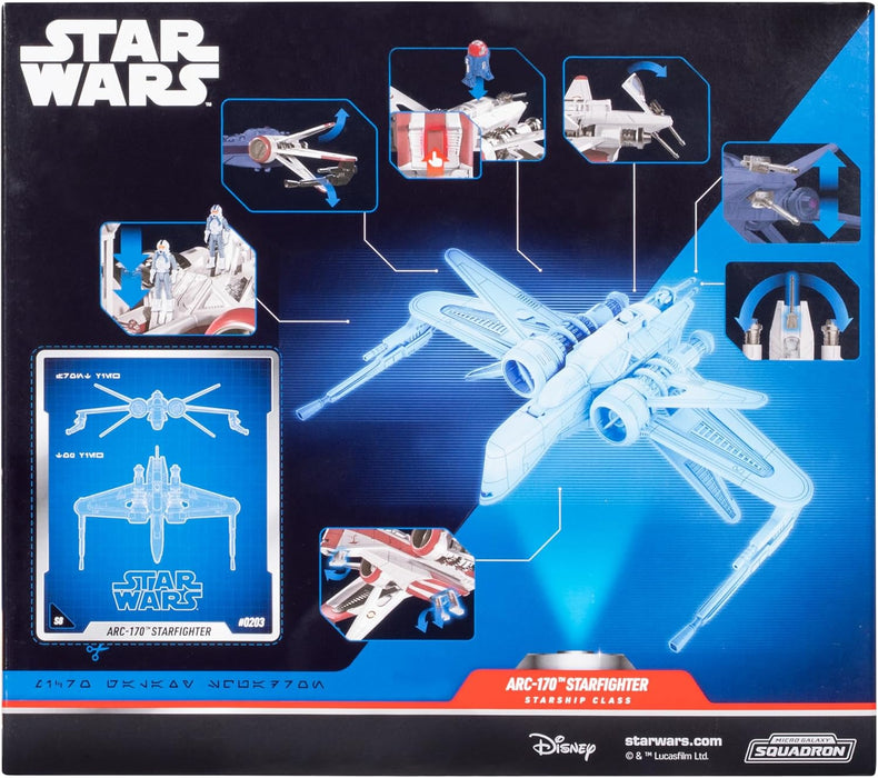 Star Wars - Micro Galaxy ARC 170- Statrfighter Deluxe Vehicle