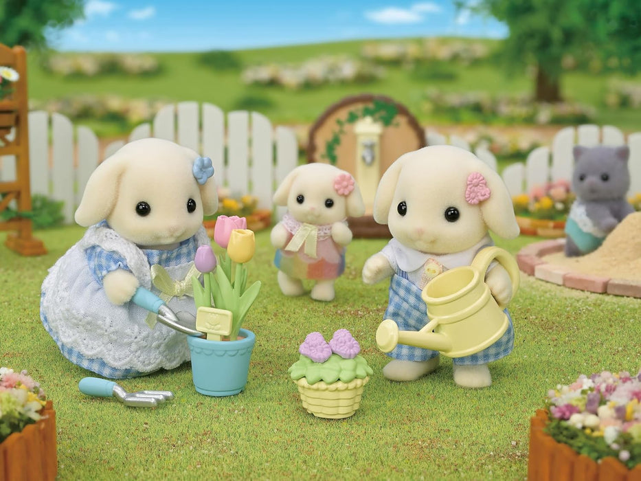 Sylvanian Families - Blossom Gardening Set - Flora Rabbit Sister & Brother