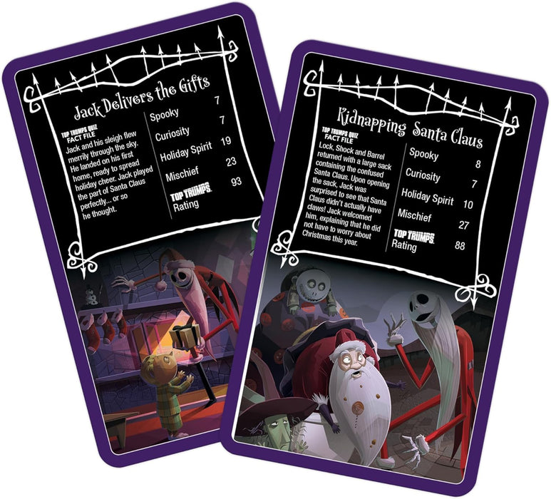 Top Trumps Nightmare Before Christmas Card Game