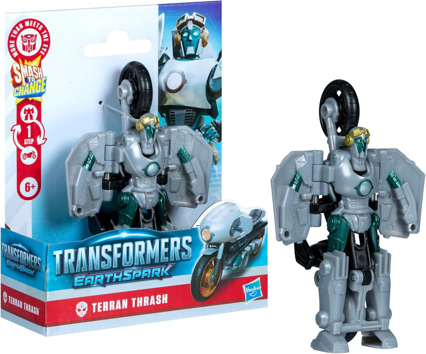 Transformers Earthspark - Smash to Change Terran Thrash Action Figure