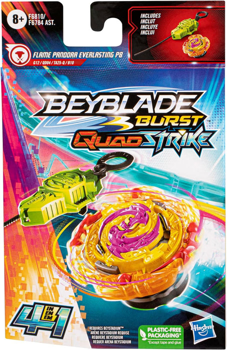 Beyblade Burst Quadstrike - Flame Pandora Everlasting (Incl Launcher)