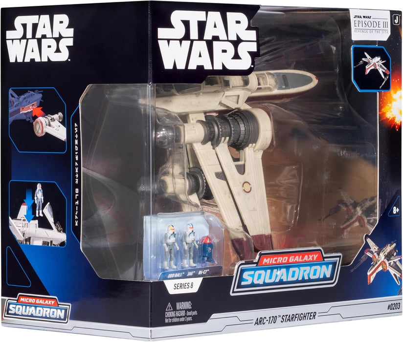 Star Wars - Micro Galaxy ARC 170- Statrfighter Deluxe Vehicle