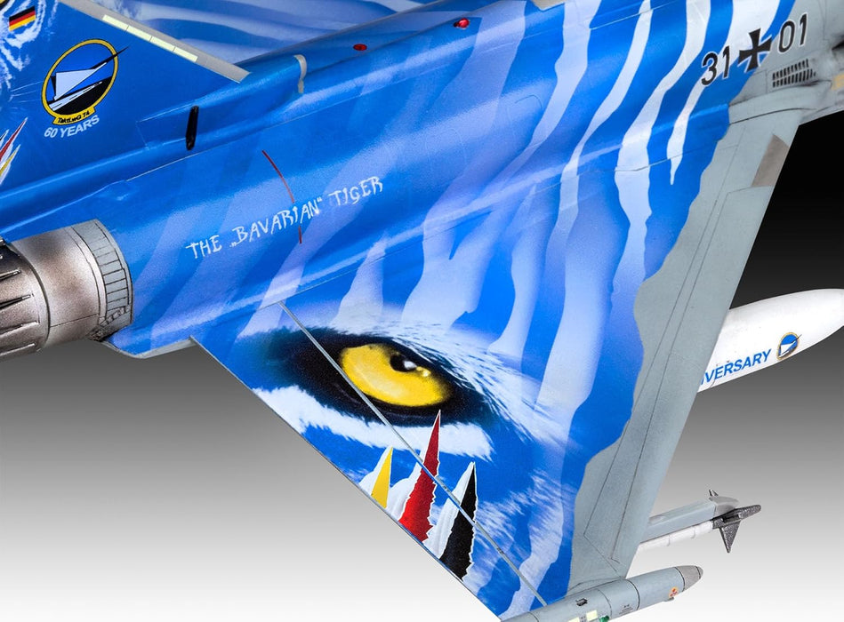 REVELL 03818 - Eurofighter Typhoon Bavarian Tiger 2021 1:72 Scale Model Plane