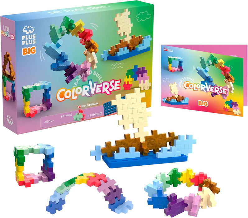 Plus-Plus: Colorverse Learn to Build (60pc)