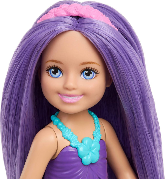 Barbie Chelsea Fantasy Royal Doll with Purple Hair