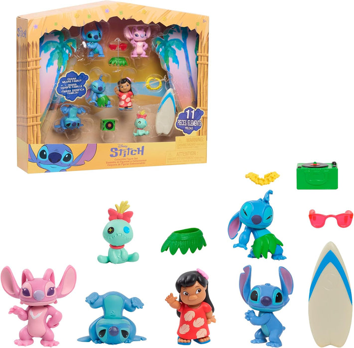 Stitch - Collectible 7 Figure Set
