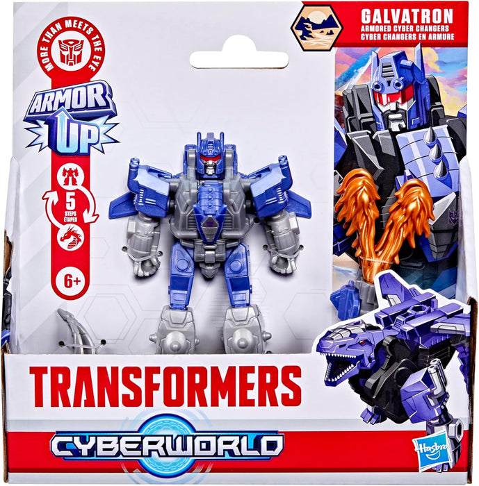 Transformers - Cyberworld Armoured Cyber Changers Galvatron Action Figure