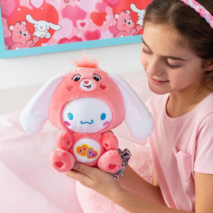 Care Bears 22cm Cinnamoroll as Love-A-Lot Bear Plush