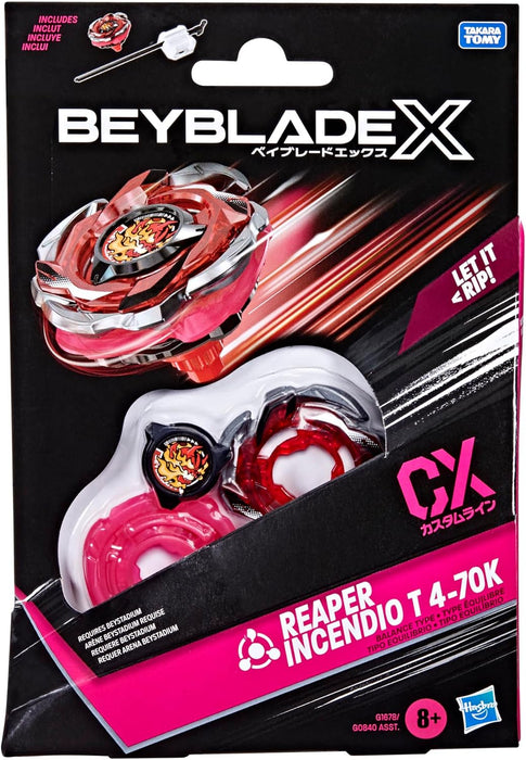 Beyblade X  CX - Reaper Incendio T 4-70k Balance Type Starter Pack