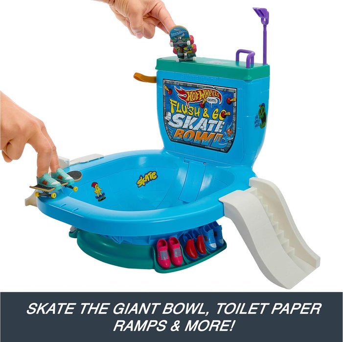 Hot Wheels - Flush & Go Skate Bowl