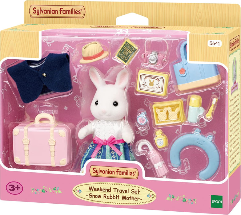 Sylvanian Families  -Weekend Travel Set Snow Rabbit Mother