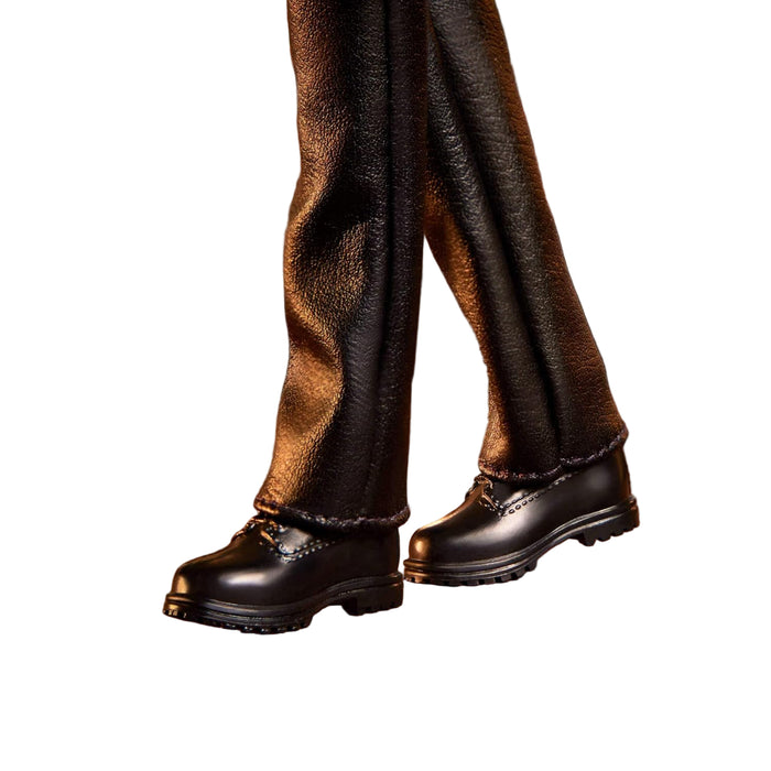 Barbie Signature Aaliyah Doll in Black Faux Leather Outfit