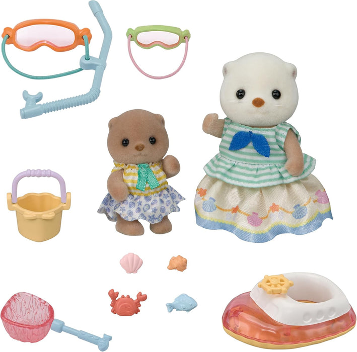 Sylvanian Families - Sea Otter Sisters-Splashy Snorkel Set