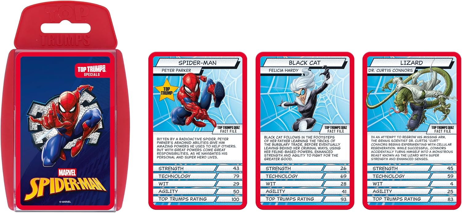 Top Trumps Specials Spider-Man Game