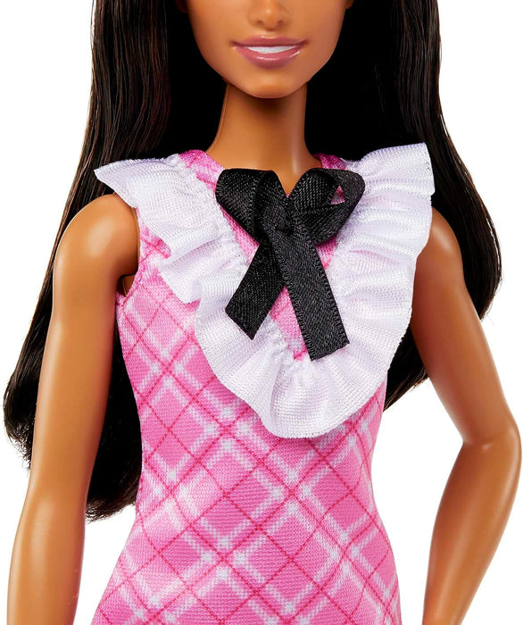 Barbie Fashionista - Pink Plaid Dress Doll