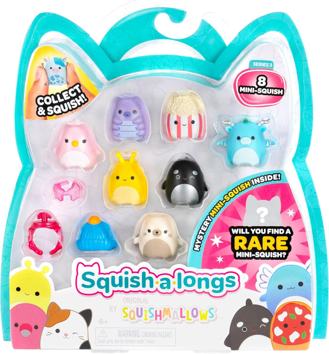 SquishAlong - Squishmallow Collectibles 8 Figure Pack (Style 3) (Wave 3)
