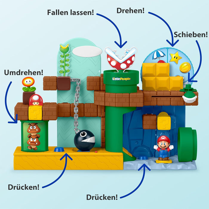 Fisher Price - Little People Mario's Adventure Playset