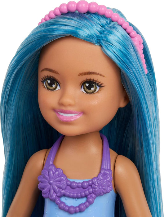 Barbie Chelsea Fantasy Mermaid Doll with Blue Hair