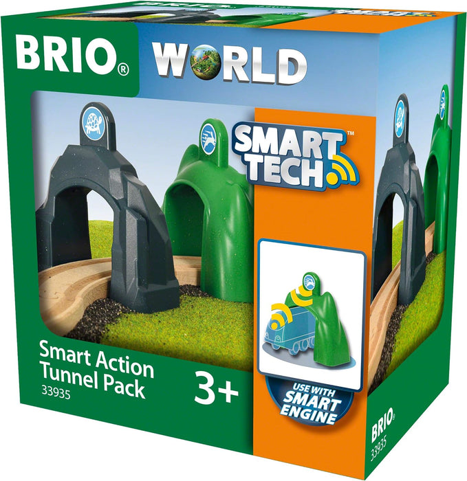 Train Smart Engine With Action Tunnels Brio 33834 Smart Engine