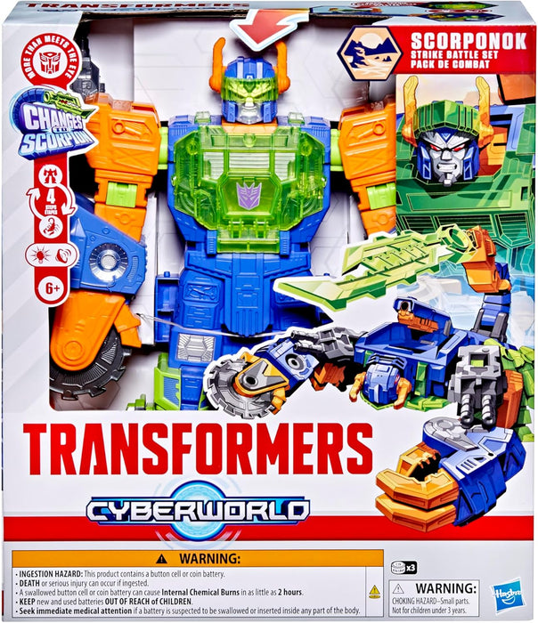 Transformers Cyberworld Scorponok Strike Battle Set