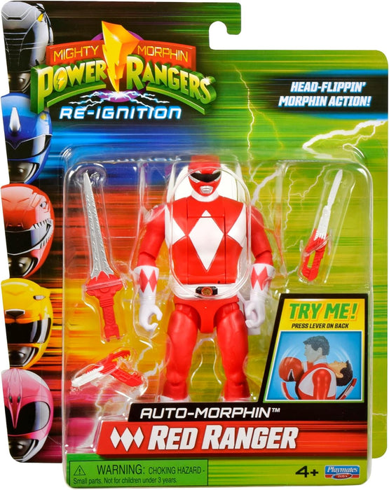Power Rangers - Auto Morphin Red Ranger Action Figure