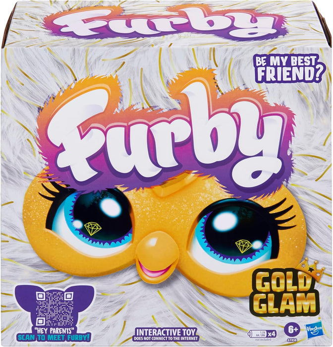 Furby - Gold Glam Interactive Plush Toy