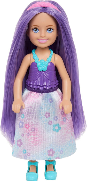 Barbie Chelsea Fantasy Royal Doll with Purple Hair