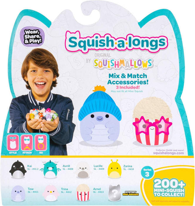 SquishAlong - Squishmallow Collectibles 8 Figure Pack (Style 3) (Wave 3)