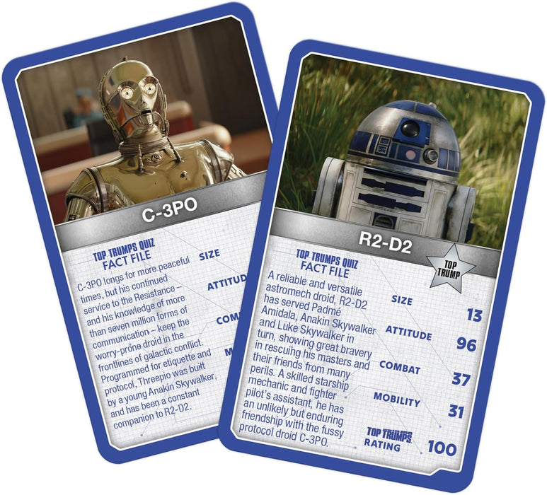 Top Trumps Star Wars Droids Dedicated Deck Card Game