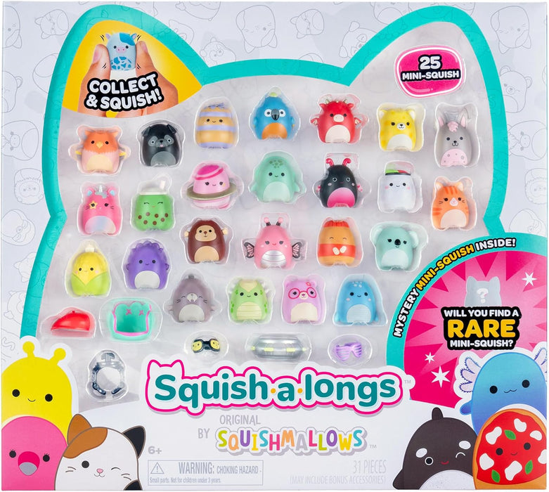 SquishAlong - Squishmallow Collectibles 25 Figure Pack (Style 1) (Wave 3)