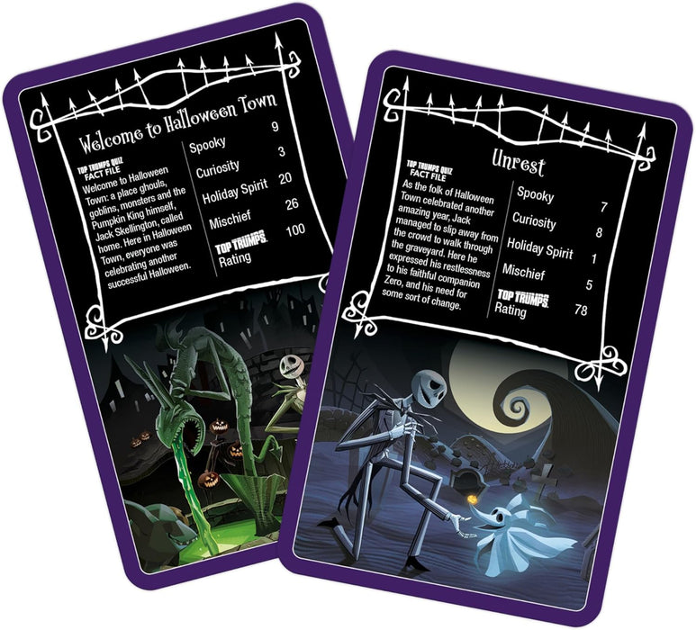 Top Trumps Nightmare Before Christmas Card Game