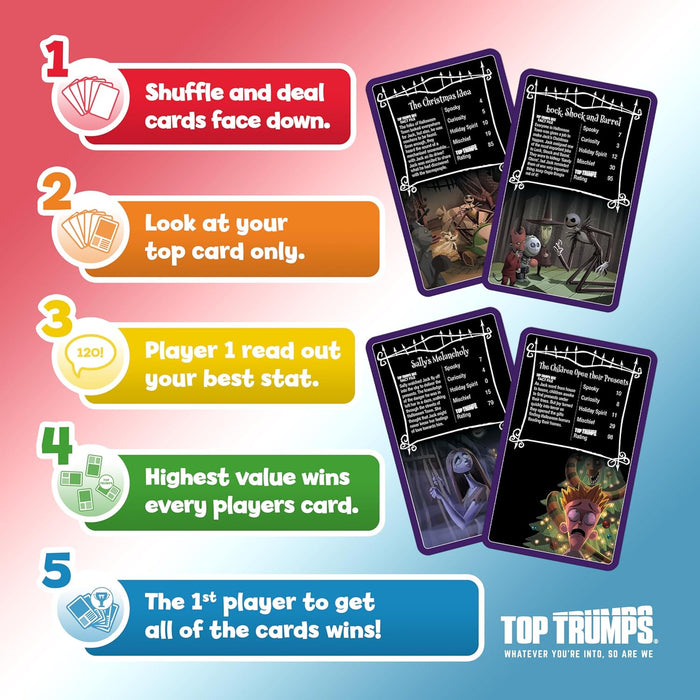 Top Trumps Nightmare Before Christmas Card Game