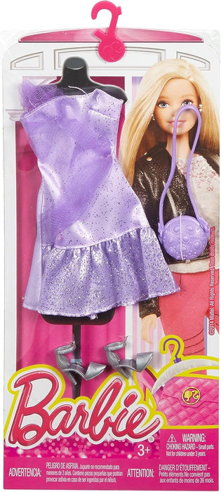 Barbie Purple Dress Complete Look Fashion Pack