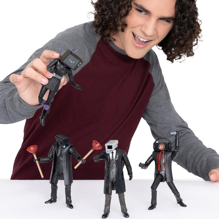 Skibidi Toilet - Plungerman Deluxe Figure