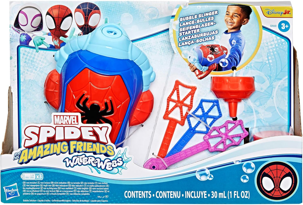 Marvel - Spidey & His Amazing Friends Water-Webs Bubble Webslinger