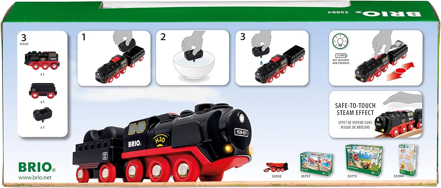 BRIO - Battery-Operated Steaming Train (33884)