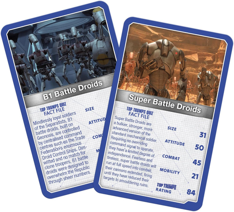 Top Trumps Star Wars Droids Dedicated Deck Card Game