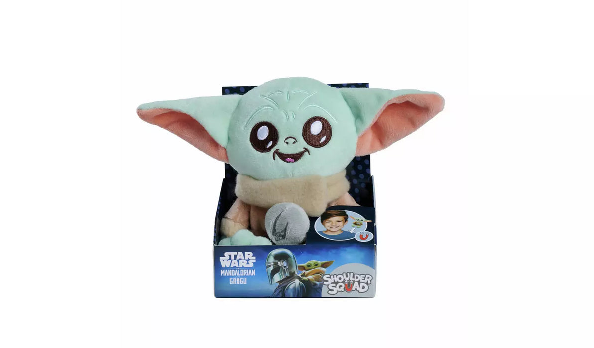 Star Wars The Mandalorian Movie Grogu Shoulder Squad 14cm Plush